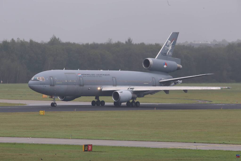 Laatste ronde KDC-10-transportvliegtuig van Defensie
