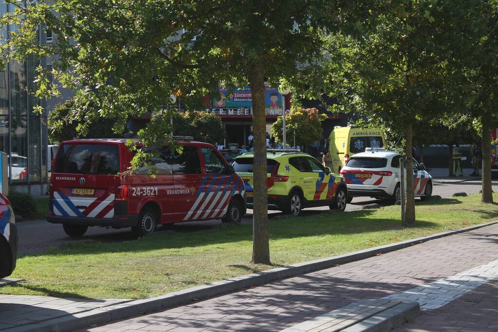 Sintermeertencollege ontruimd vanwege prikkelende stof