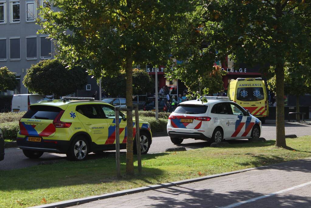 Sintermeertencollege ontruimd vanwege prikkelende stof