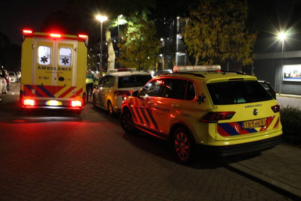 Hulpdiensten groots aanwezig voor incident