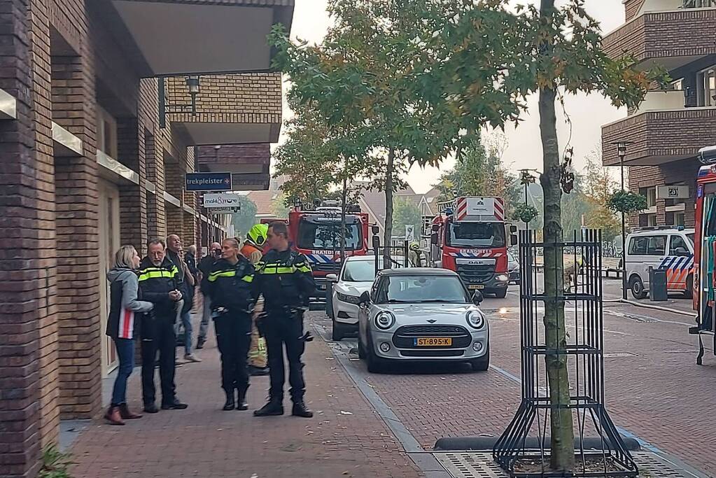 Uitslaande brand op balkon appartement