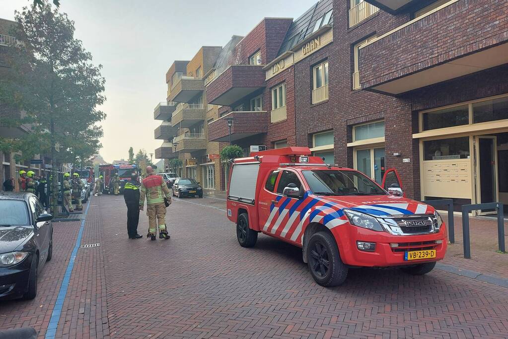 Uitslaande brand op balkon appartement