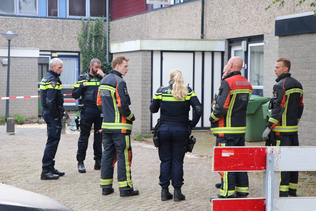 Voorzijde weggezakt bij een woning