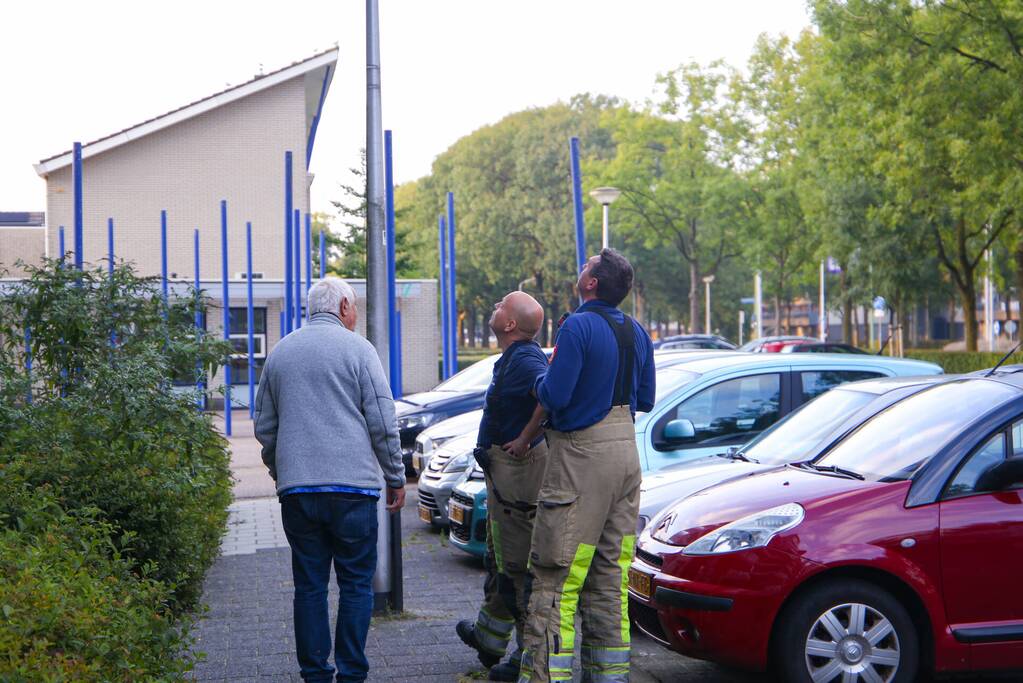 Man sluit zichzelf buiten