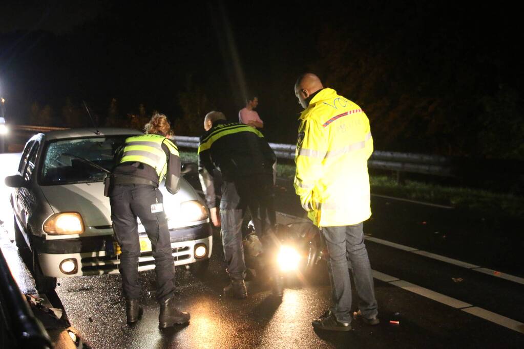 Scooterrijder aangereden door automobilist
