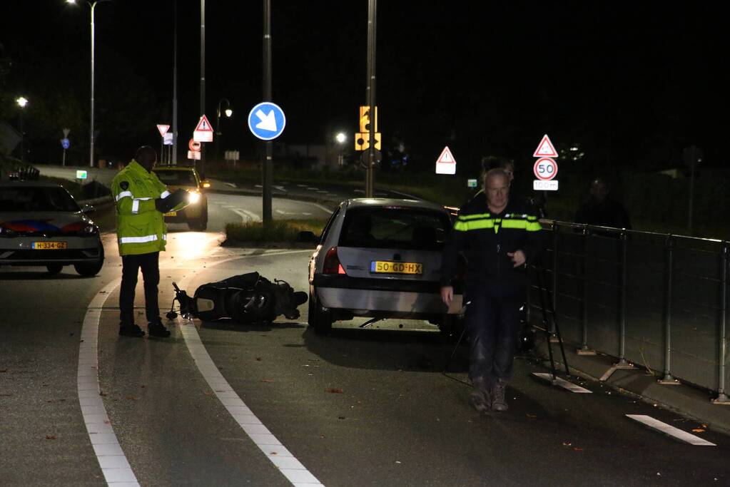 Scooterrijder aangereden door automobilist