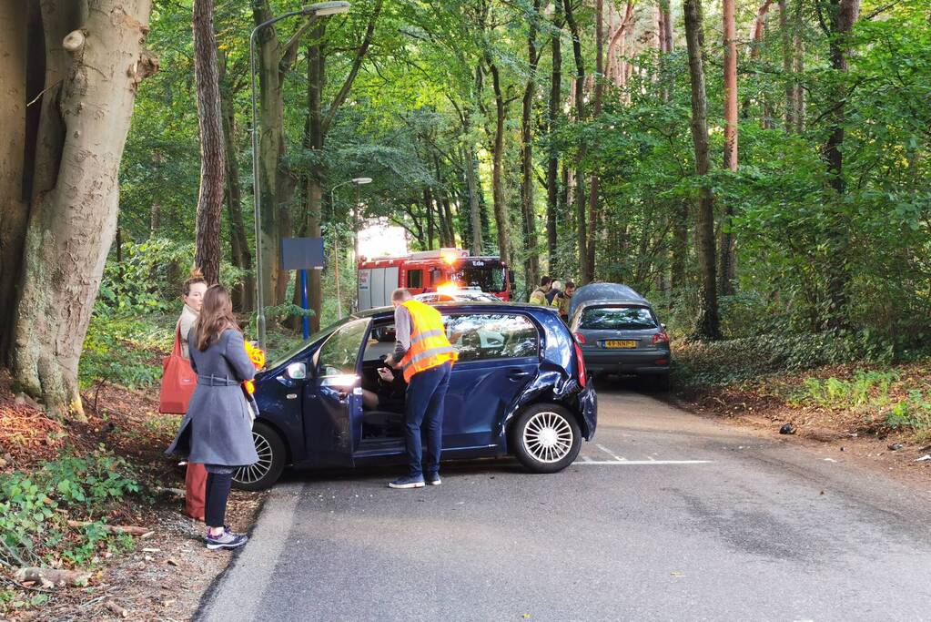 Verkeersopstopping na verkeersongeval