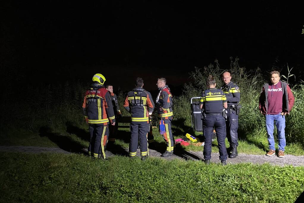 Inzet hulpdiensten na kledingvondst bij meer