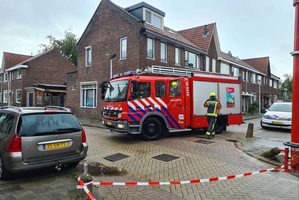 Woningen ontruimd door gaslekkage