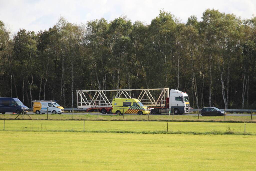 Persoon gewond bij ongeval op snelweg