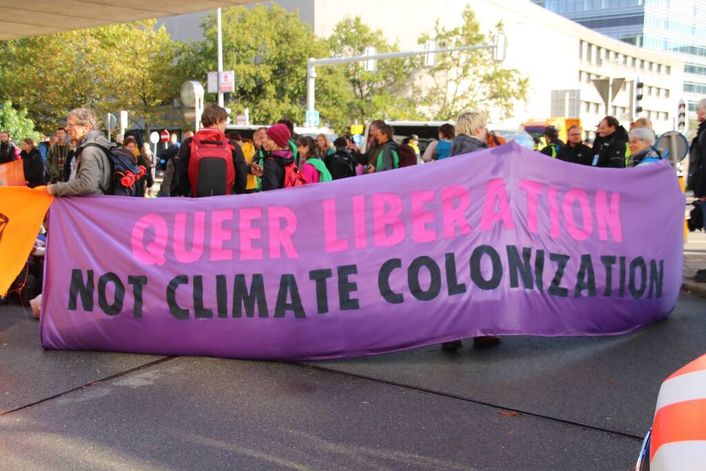 Opnieuw zorgen klimaatactivisten voor verkeershinder