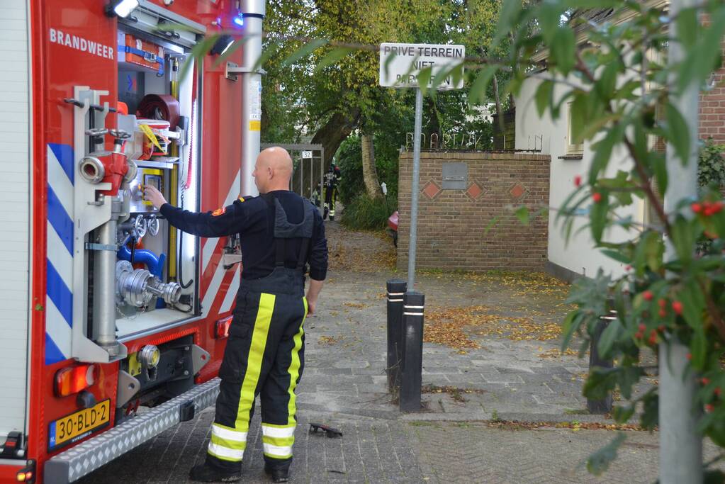 Dak vat vlam na werkzaamheden dakdekkers