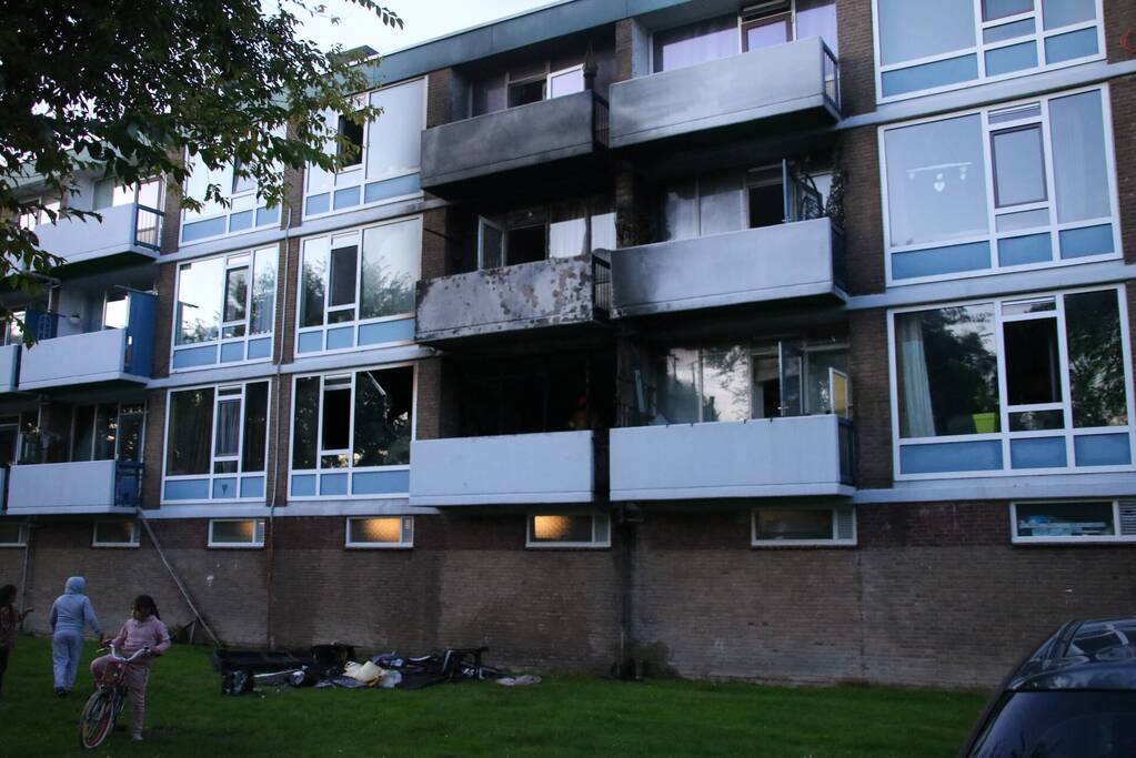 Brand verwoest appartementen