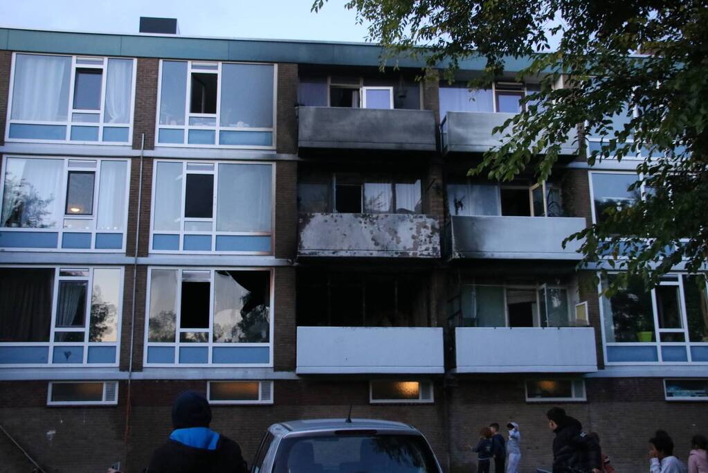 Brand verwoest appartementen