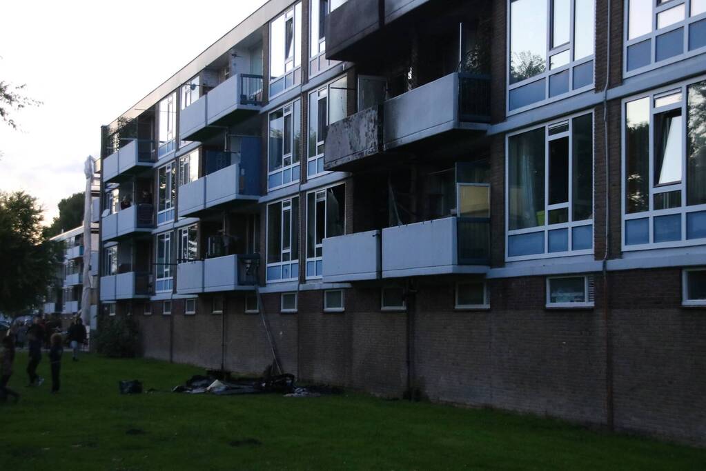 Brand verwoest appartementen