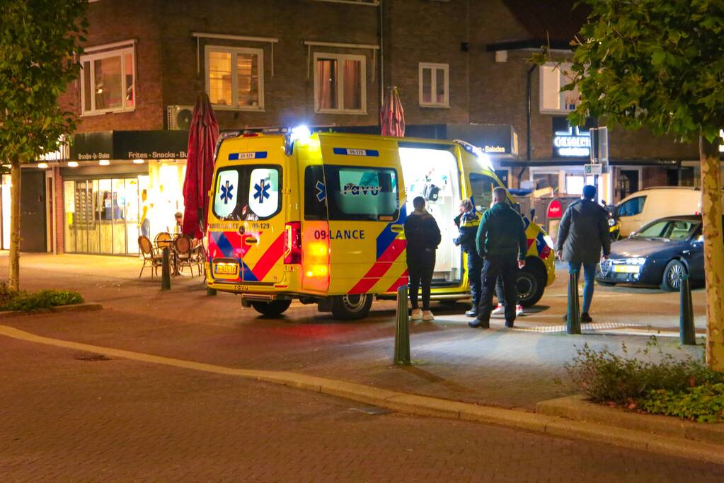 Ongeval tussen auto en scooter