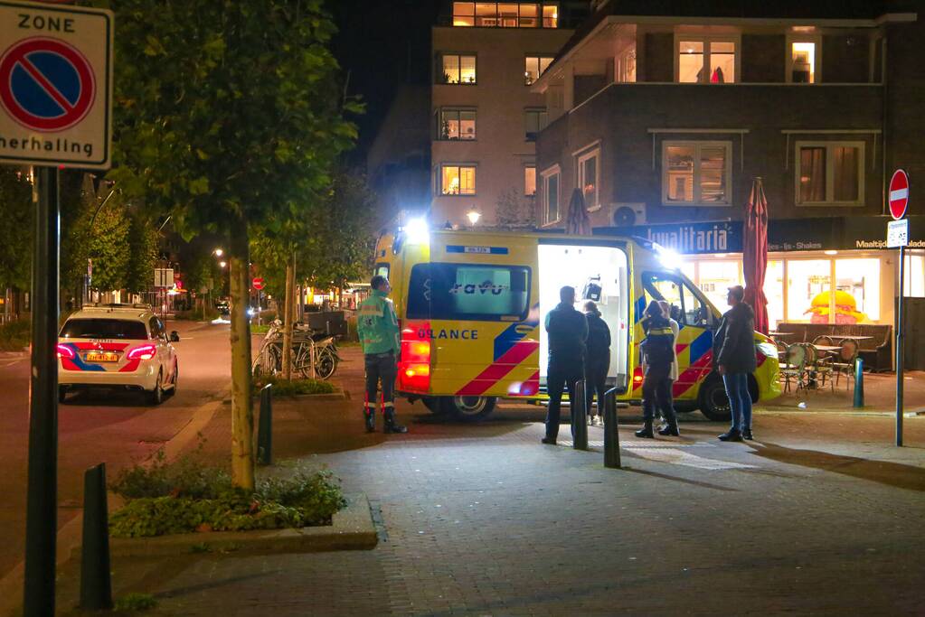 Ongeval tussen auto en scooter