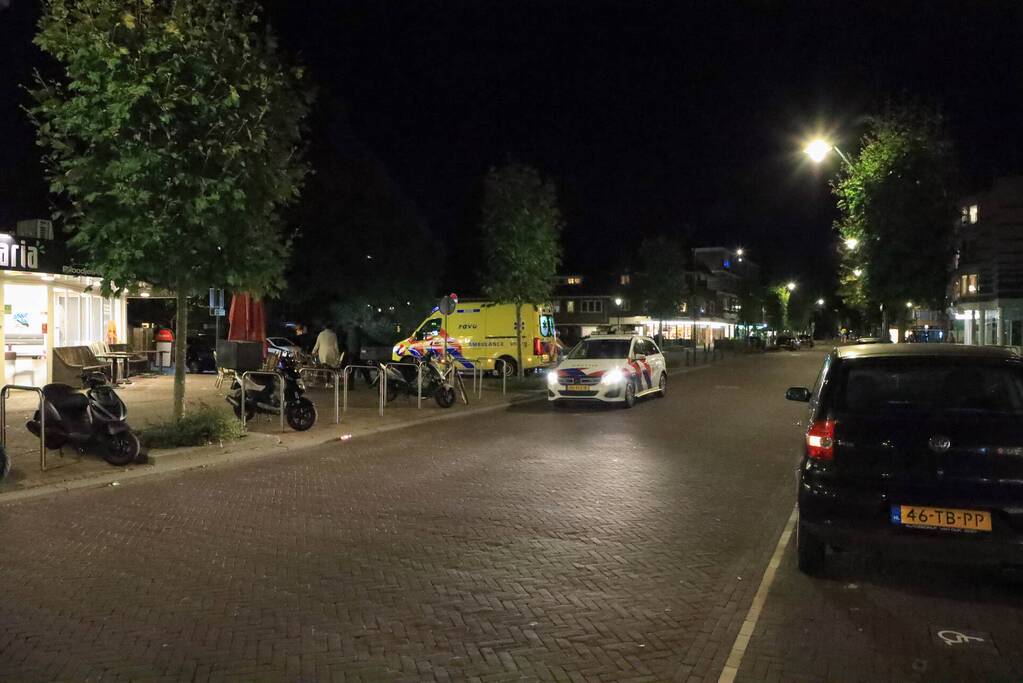 Ongeval tussen auto en scooter