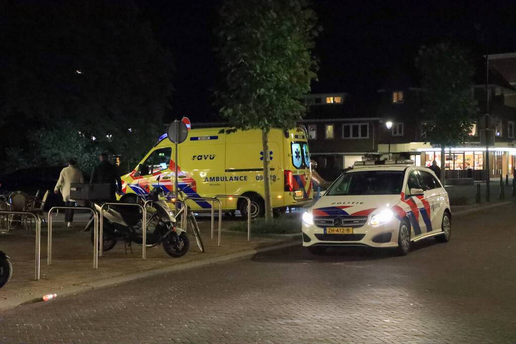 Ongeval tussen auto en scooter