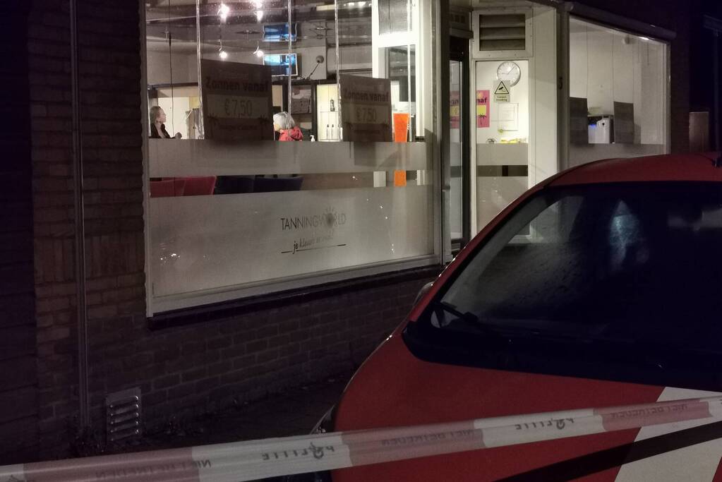 Zonnestudio Tanningworld overvallen