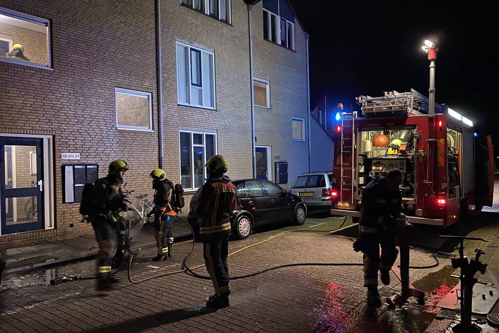 Scooter volledig uitgebrand