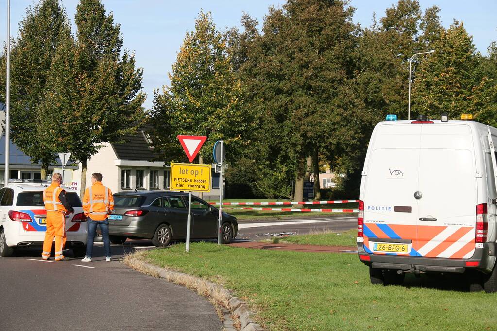 Brommerrijder gewond bij aanrijding