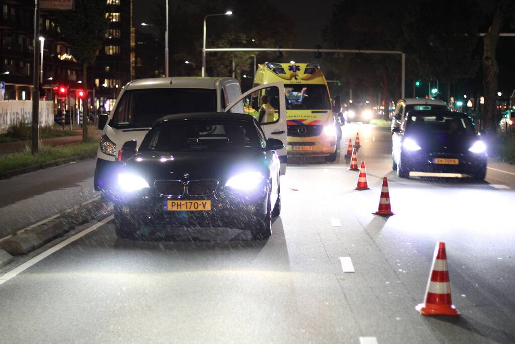 Ongeval tussen bestelbus en auto