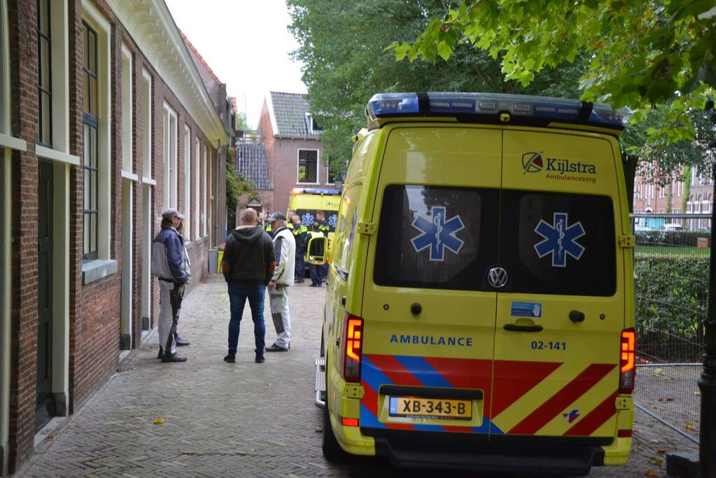 Traumahelikopter landt in binnenstad