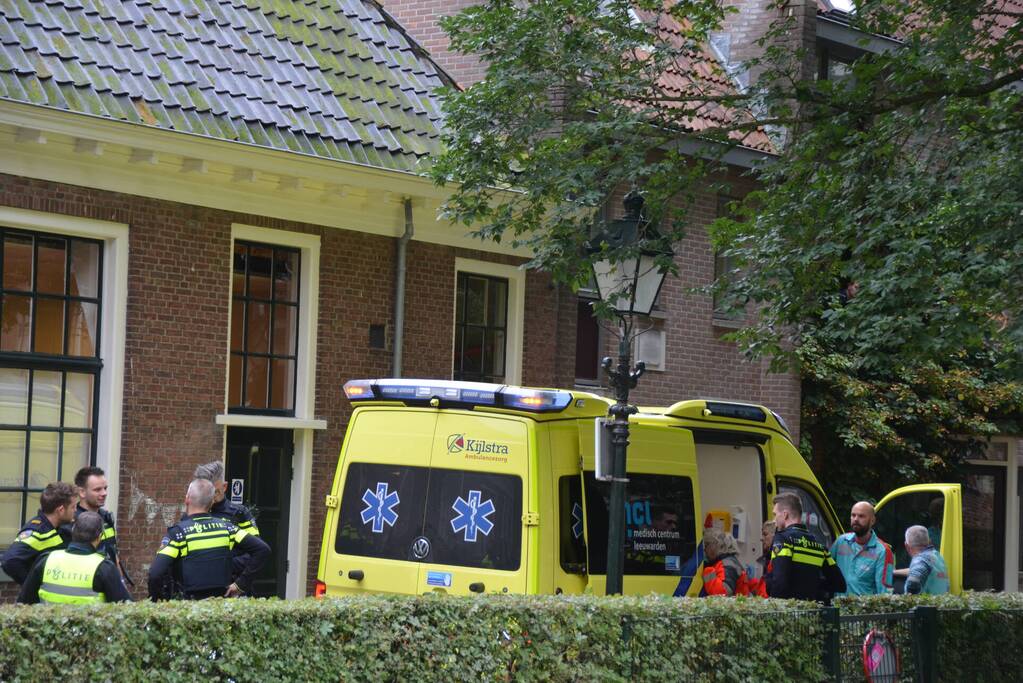 Traumahelikopter landt in binnenstad