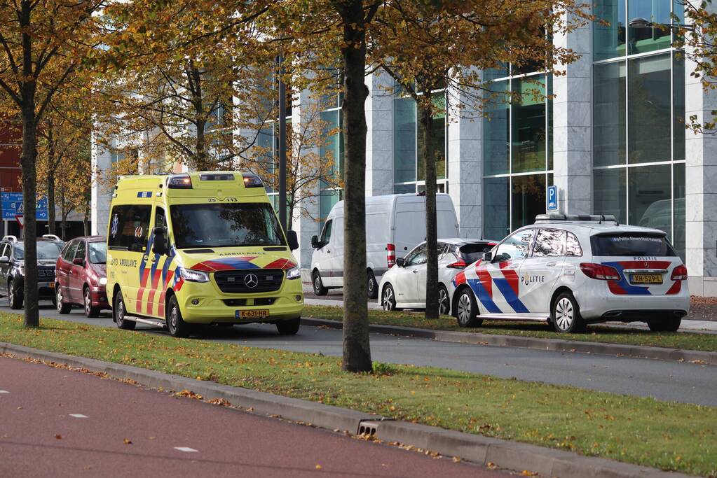 Scooterrijder gewond bij botsing met fietser