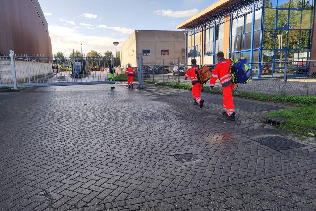 Traumahelikopter landt op bedrijventerrein Kievitsmeent