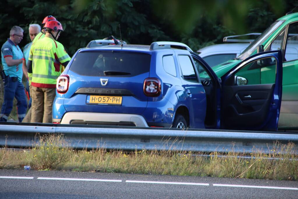 Veel verkeershinder door ongeval op snelweg