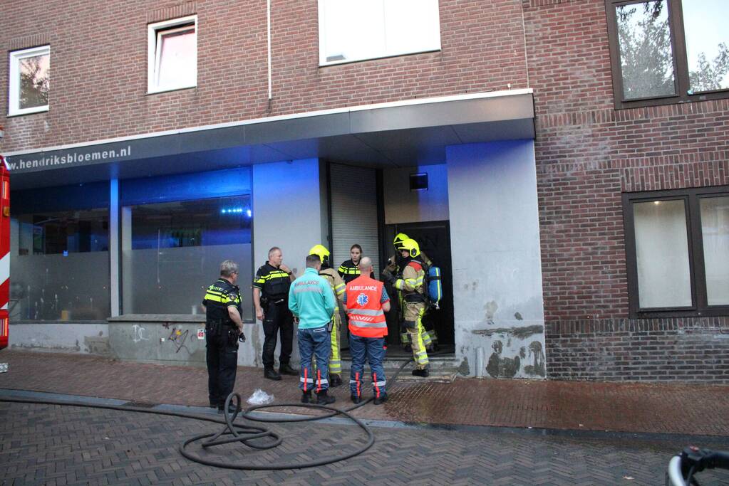 Brand in gebouw snel geblust