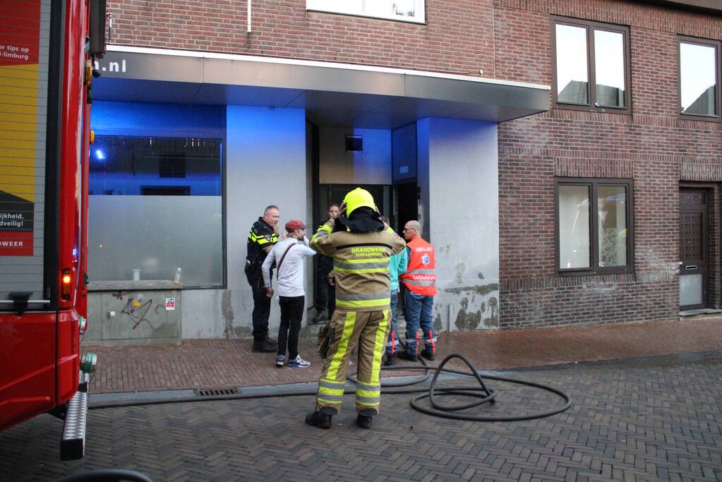 Brand in gebouw snel geblust