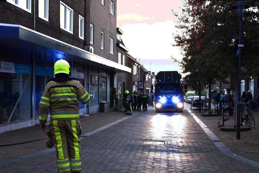 Brand in gebouw snel geblust
