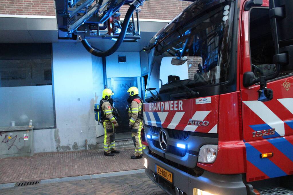 Brand in gebouw snel geblust