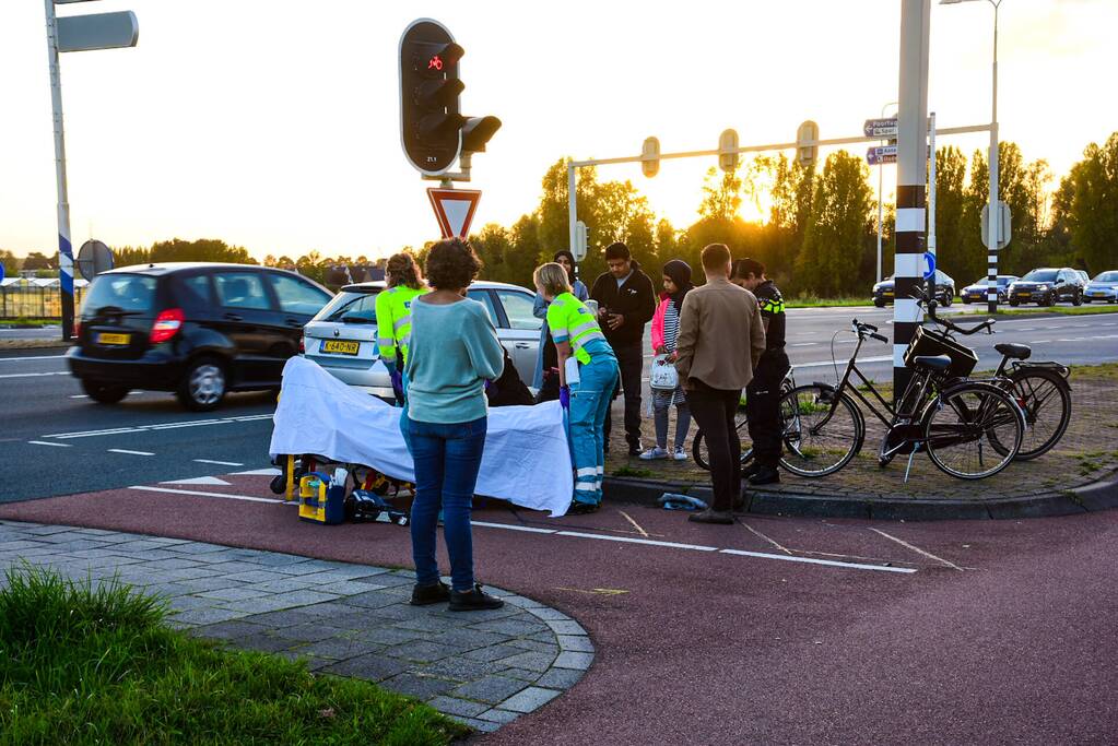 Fietser gewond bij botsing