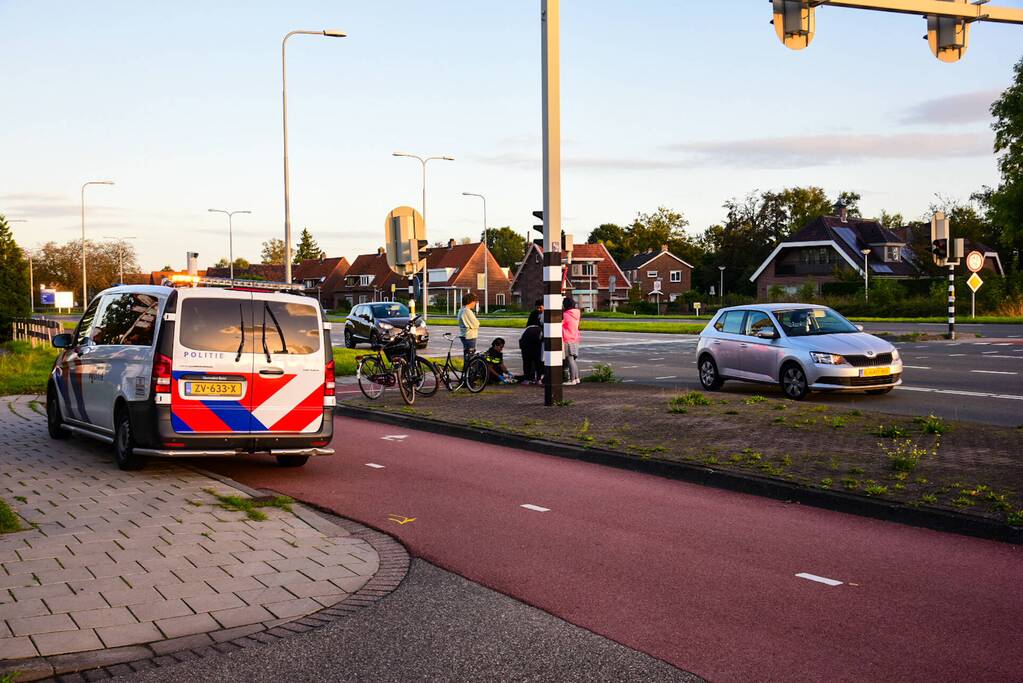 Fietser gewond bij botsing