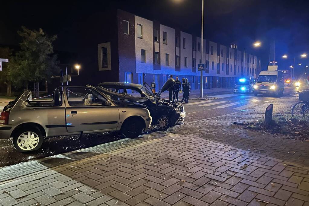 Twee gewonden bij ernstig ongeval