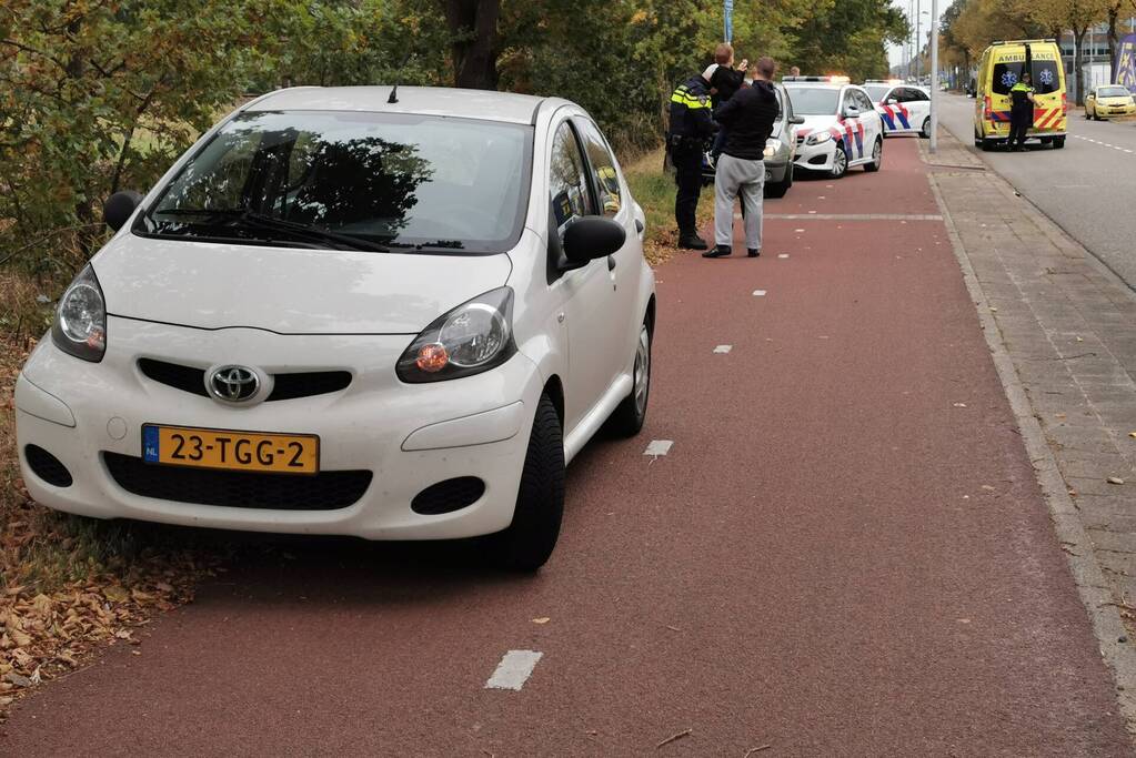 Drie personen gewond bij kop-staart aanrijding