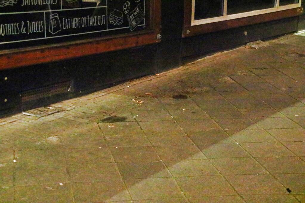 Kogelinslagen bij café De Rab