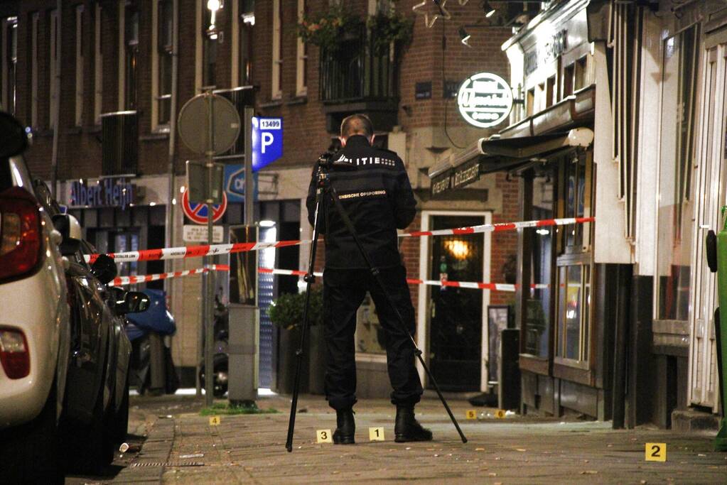 Kogelinslagen bij café De Rab