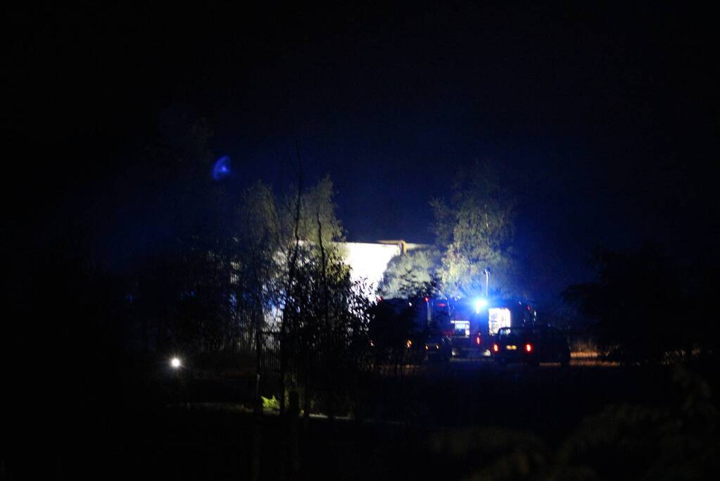 Opnieuw brand in leegstaande loods