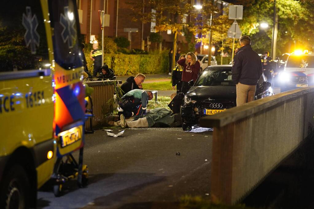 Ernstig ongeval tussen snorfietser en personenauto