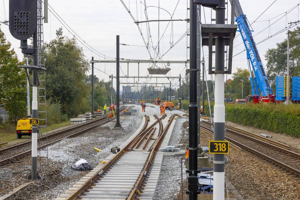 Geen treinverkeer door werkzaamheden aan spoor