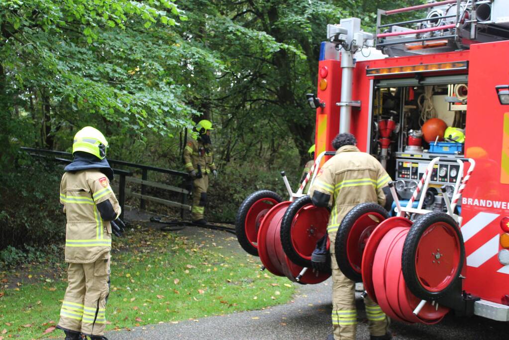 Brand in Timorbos snel gedoofd