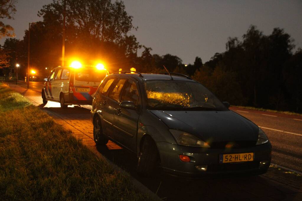 Automobilist botst tegen paal