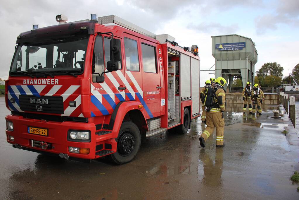 Brand in machinekamer van vrachtschip Laetitia