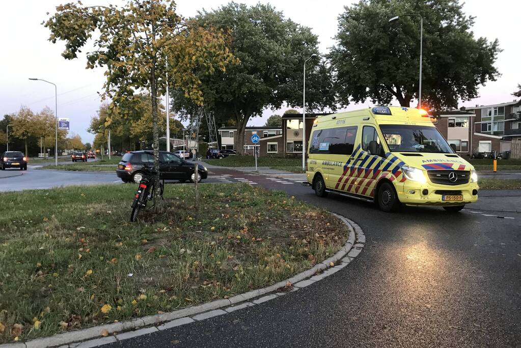 Ongeval tussen personenauto en fietser
