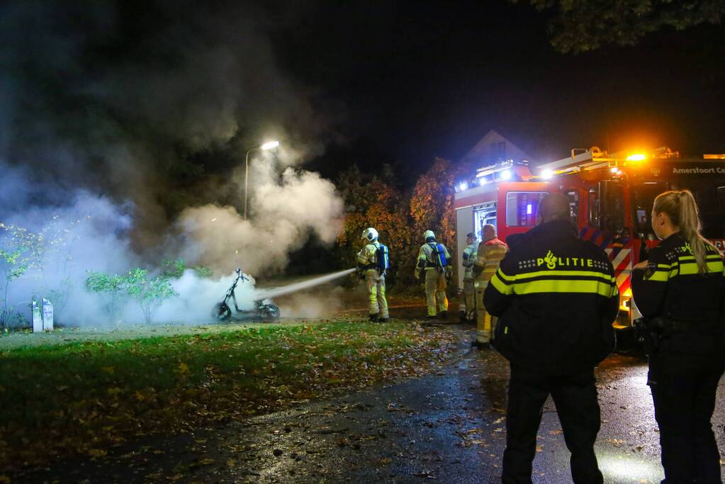 Opnieuw brand in deelscooter van Go-Sharing